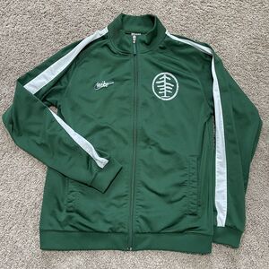 VTG Nike Jacket Mens Large Green Oregon Team of Champions Cascadia Douglas Fir